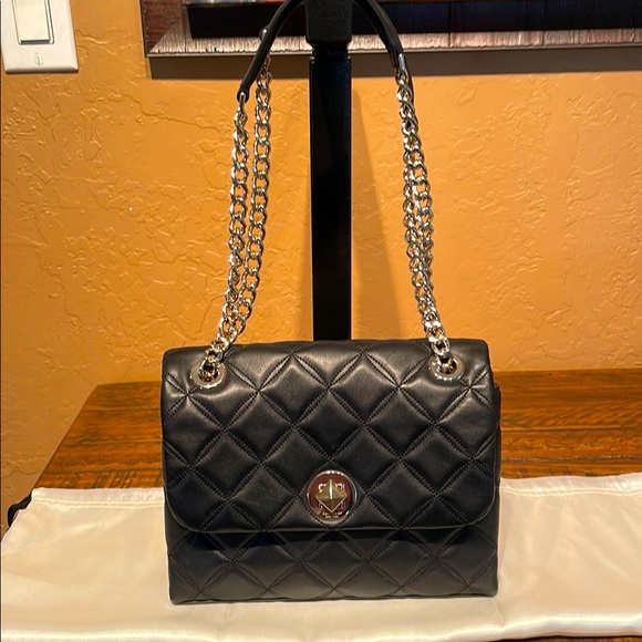 kate spade Handbags - Kate Spade NWOT Natalia Quilted Black Leather Shoulder/Crossbody Bag MSRP $329